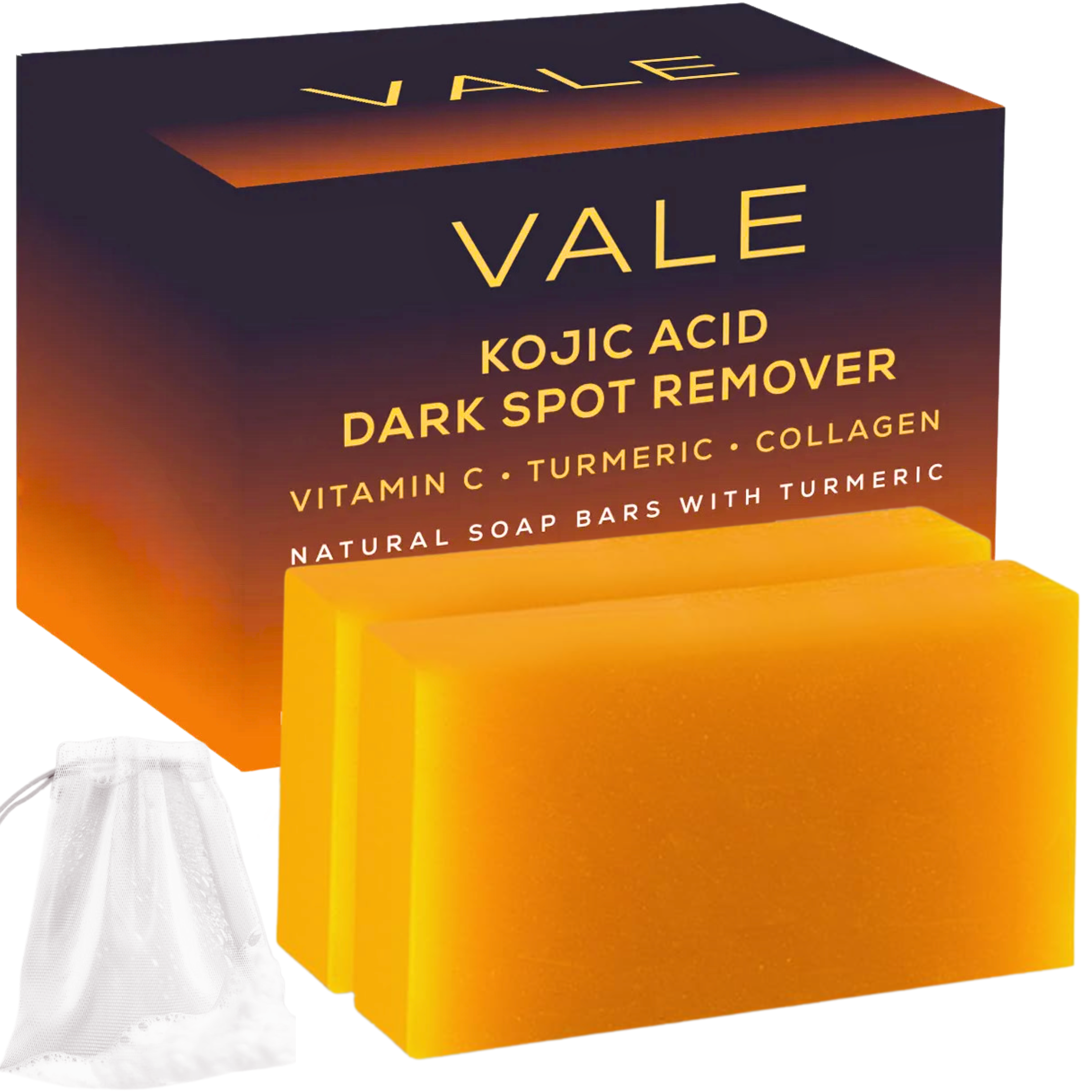 2 Pack Vale Kojic & Turmeric Soap